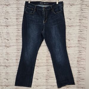 Old Navy Women's Deep Indigo Boot Cut Jeans